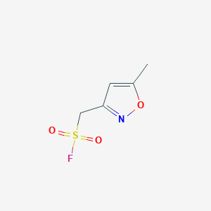 molecular formula C5H6FNO3S B1524969 (5-Methyl-1,2-oxazol-3-yl)methanesulfonyl fluoride CAS No. 1311317-32-4