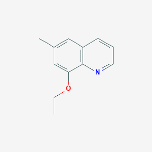 molecular formula C12H13NO B15249738 8-Ethoxy-6-methylquinoline CAS No. 20984-34-3