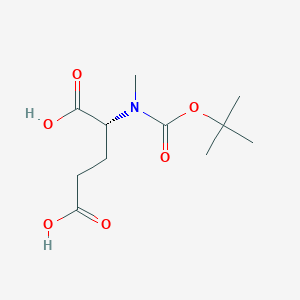 molecular formula C11H19NO6 B15249762 Boc-N-Me-D-Glu-OH 