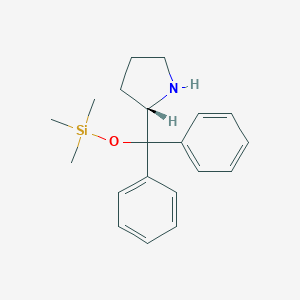 molecular formula C20H27NOSi B152498 (S)-2-(Diphenyl((trimethylsilyl)oxy)methyl)pyrrolidine CAS No. 848821-58-9