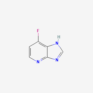 molecular formula C6H4FN3 B15249834 7-Fluoro-3H-imidazo[4,5-b]pyridine 