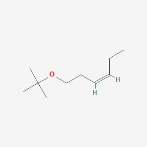 molecular formula C10H20O B15250010 (Z)-1-t-Butoxyhex-3-ene 