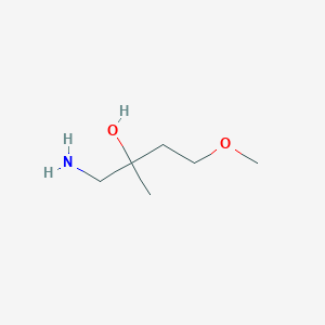 molecular formula C6H15NO2 B1525006 1-Amino-4-methoxy-2-methylbutan-2-ol CAS No. 1247891-19-5