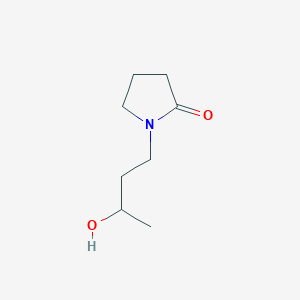 molecular formula C8H15NO2 B1525007 1-(3-Hydroxybutyl)pyrrolidin-2-one CAS No. 73486-66-5
