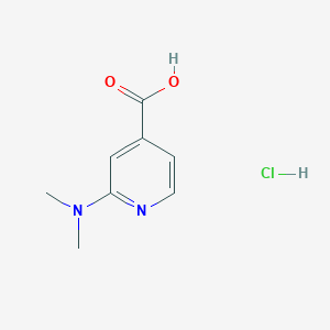 molecular formula C8H11ClN2O2 B1525009 2-(二甲氨基)吡啶-4-羧酸盐酸盐 CAS No. 1311315-47-5