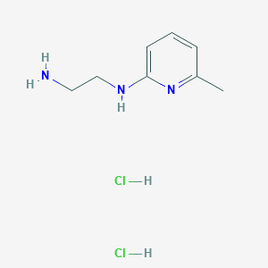 molecular formula C8H15Cl2N3 B1525019 N-(2-aminoethyl)-6-methylpyridin-2-amine dihydrochloride CAS No. 1311316-96-7