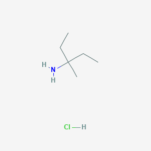 molecular formula C6H16ClN B1525030 (1-Ethyl-1-methylpropyl)amine hydrochloride CAS No. 860409-61-6