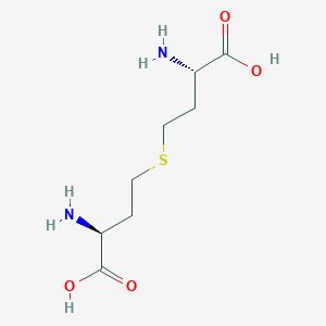 molecular formula C8H16N2O4S B15250324 Homolanthionine CAS No. 31982-10-2