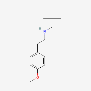 molecular formula C14H23NO B1525034 (2,2-Dimethylpropyl)[2-(4-methoxyphenyl)ethyl]amine CAS No. 1226184-21-9