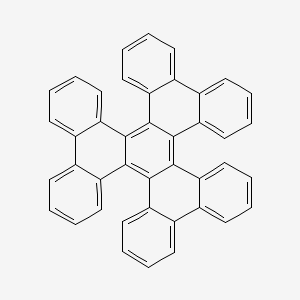 molecular formula C42H24 B15250559 Dibenzo[f,j]phenanthro[9,10-s]picene CAS No. 190-23-8
