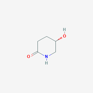 molecular formula C5H9NO2 B152506 (S)-5-Hydroxypiperidin-2-one CAS No. 24211-54-9