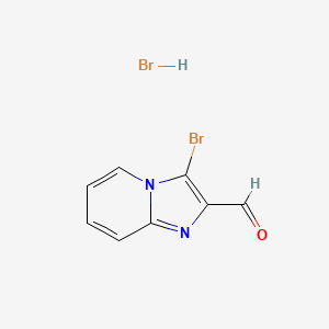 molecular formula C8H6Br2N2O B1525064 3-Bromoimidazo[1,2-a]pyridine-2-carbaldehyde hydrobromide CAS No. 1311317-97-1