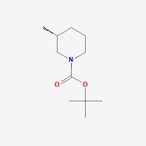 molecular formula C11H21NO2 B15250664 tert-Butyl(R)-3-methylpiperidine-1-carboxylate 