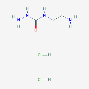 molecular formula C3H12Cl2N4O B1525069 1-Amino-3-(2-aminoethyl)urea dihydrochloride CAS No. 1311318-28-1