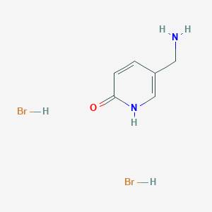 molecular formula C6H10Br2N2O B1525074 5-(Aminomethyl)pyridin-2-ol dihydrobromide CAS No. 1315367-44-2