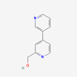 molecular formula C11H10N2O B15250827 [3,4'-Bipyridin]-2'-ylmethanol 