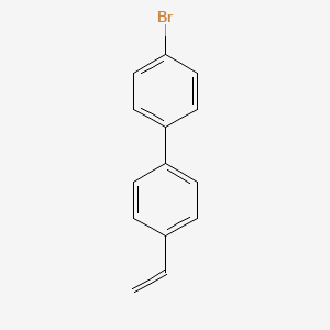 molecular formula C14H11Br B15250904 4-Bromo-4'-vinylbiphenyl CAS No. 4130-13-6
