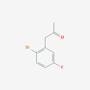B1525092 1-(2-Bromo-5-fluorophenyl)propan-2-one CAS No. 1250521-52-8