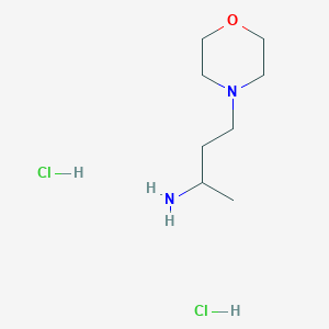 molecular formula C8H20Cl2N2O B1525099 4-(Morpholin-4-yl)butan-2-amine dihydrochloride CAS No. 1311315-30-6