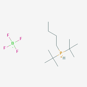 molecular formula C12H28BF4P B15251035 n-Butyldi(tert-butyl)phosphonium tetrafluoroborate CAS No. 1816254-91-7