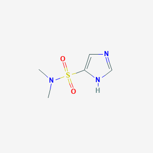 molecular formula C5H9N3O2S B1525111 N,N-dimethyl-1H-imidazole-4-sulfonamide CAS No. 58768-16-4