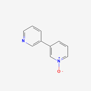 molecular formula C10H8N2O B15251203 3,3'-Bipyridine, 1-oxide CAS No. 33349-46-1