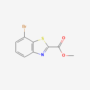 molecular formula C9H6BrNO2S B1525127 7-Bromo-benzothiazole-2-carboxylic acid methyl ester CAS No. 1187928-61-5