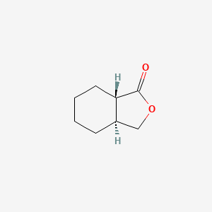 molecular formula C8H12O2 B15251288 trans-Hexahydroisobenzofuran-1(3H)-one 