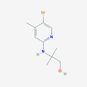 2-[(5-Bromo-4-methyl-2-pyridinyl)amino]-2-methyl-1-propanol
