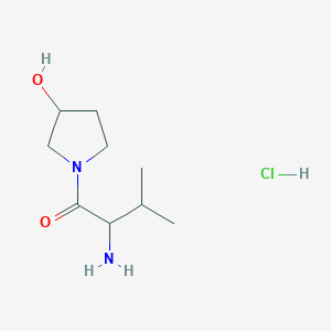 2-Amino-1-(3-hydroxy-1-pyrrolidinyl)-3-methyl-1-butanone hydrochloride