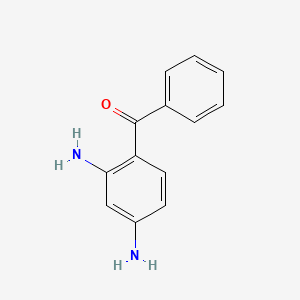 molecular formula C13H12N2O B15251416 (2,4-Diaminophenyl)(phenyl)methanone 