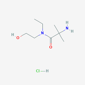2-Amino-N-ethyl-N-(2-hydroxyethyl)-2-methylpropanamide hydrochloride