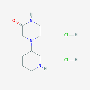 4-(3-Piperidinyl)-2-piperazinone dihydrochloride