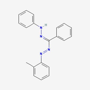 molecular formula C20H18N4 B15251591 1,3-Diphenyl-5-(o-tolyl)formazan 