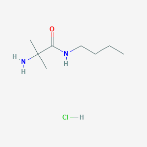 molecular formula C8H19ClN2O B1525162 2-Amino-N-butyl-2-methylpropanamide hydrochloride CAS No. 1220034-26-3