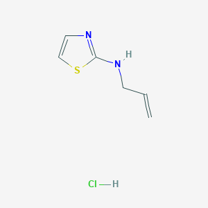 molecular formula C6H9ClN2S B1525164 N-Allyl-1,3-thiazol-2-amine hydrochloride CAS No. 1234852-68-6