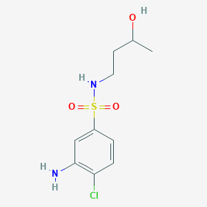 3-Amino-4-chloro-N-(3-hydroxybutyl)benzenesulfonamide