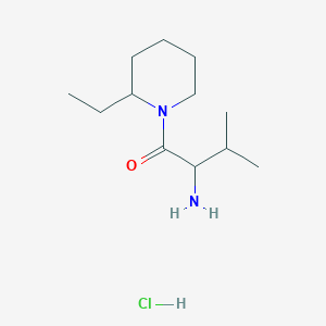 2-Amino-1-(2-ethyl-1-piperidinyl)-3-methyl-1-butanone hydrochloride