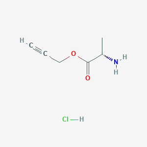molecular formula C6H10ClNO2 B15251710 l-Alanine propargyl ester hydrochloride 
