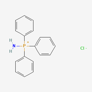 molecular formula C18H17ClNP B15251873 Aminotriphenylphosphoniumchloride 