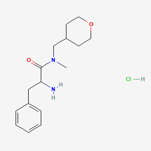 2-Amino-N-methyl-3-phenyl-N-(tetrahydro-2H-pyran-4-ylmethyl)propanamide hydrochloride