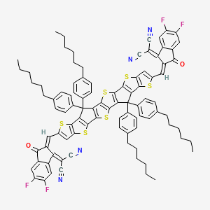 molecular formula C94H76F4N4O2S6 B15251883 F8IC/Ixic-4F 