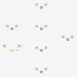 molecular formula Br2FeH12O6 B15251901 Iron(II)bromidehexahydrate 