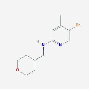 5-Bromo-4-methyl-N-(tetrahydro-2H-pyran-4-ylmethyl)-2-pyridinamine