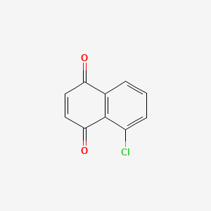 molecular formula C10H5ClO2 B15251931 1,4-Naphthalenedione, 5-chloro- CAS No. 40242-15-7