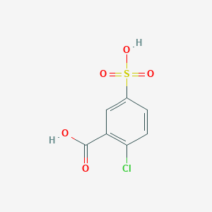 molecular formula C7H5ClO5S B15251958 2-Chloro-5-sulfobenzoic acid 