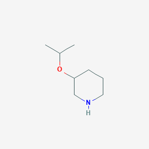 molecular formula C8H17NO B1525201 3-Isopropoxy-piperidine CAS No. 1220020-82-5