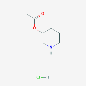 molecular formula C7H14ClNO2 B1525202 Piperidin-3-yl acetate hydrochloride CAS No. 1219949-48-0