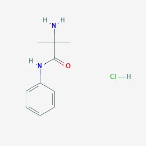 2-Amino-2-methyl-N-phenylpropanamide hydrochloride