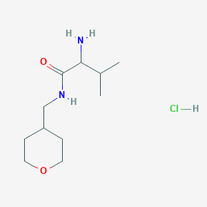 2-Amino-3-methyl-N-(tetrahydro-2H-pyran-4-ylmethyl)butanamide hydrochloride